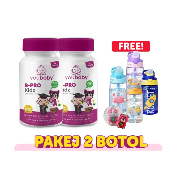 BPRO30 2 Botol + Free Youbaby Drink Bottle